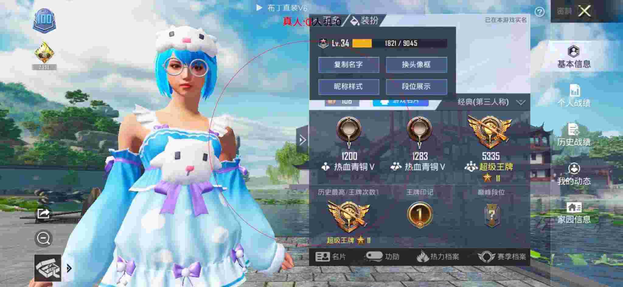 和平精英布丁直装透视 - 和平精英捏脸科技感id辅助预览图